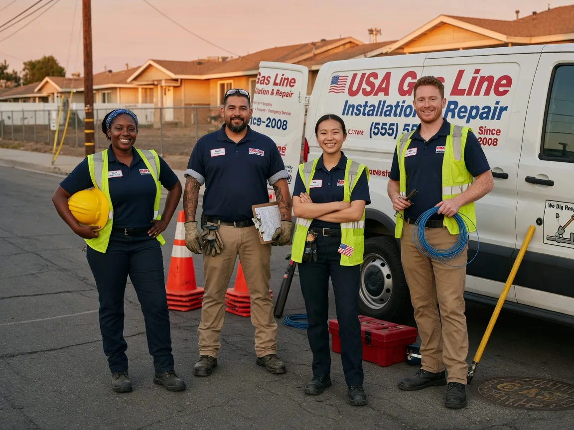 Gas Line Installation company in Reydell, AR